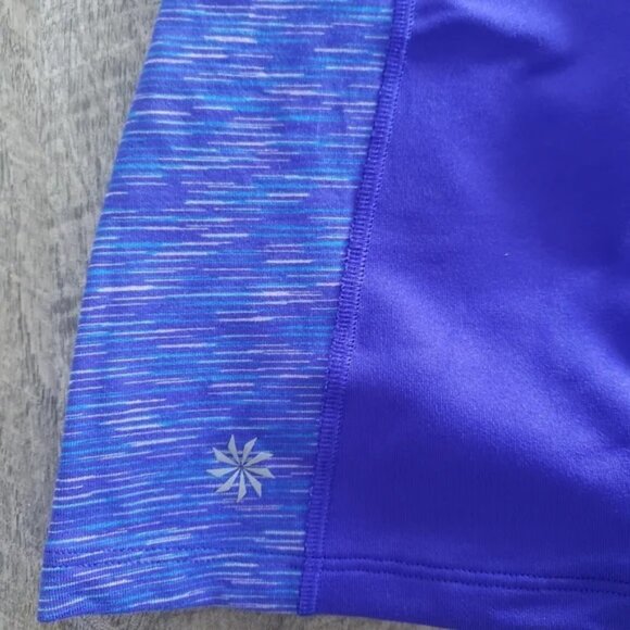Athleta Blue Razorback Workout Tank Top. - Picture 5 of 5
